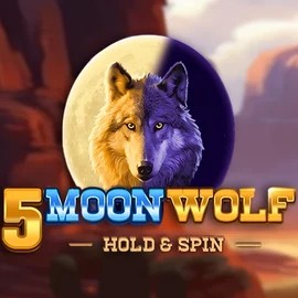 5 Moon Wolf logo by Apparat Gaming at PiperSpin Casino