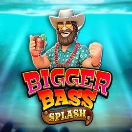 Bigger Bass Splash slot logo by Pragmatic Play at PiperSpin Casino