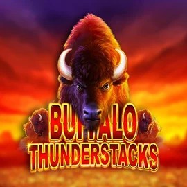 Buffalo Thunderstacks slot logo by Amatic Industries at PiperSpin Casino