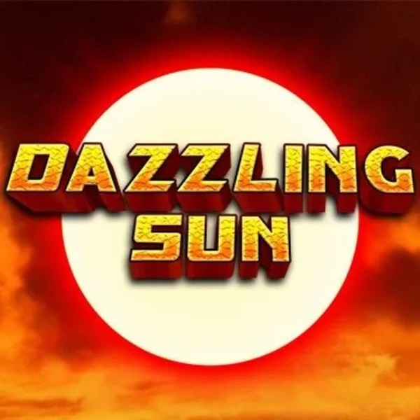 Dazzling Sun slot logo by Win Studios at PiperSpin Casino