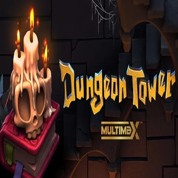 Dungeon Tower logo by Peter &amp; Sons at PiperSpin Casino