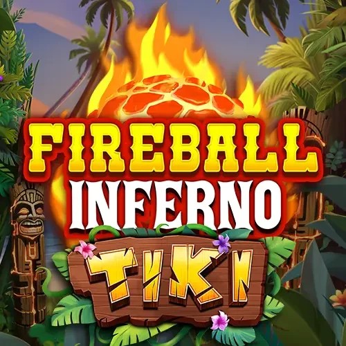 Fireball Inferno Tiki by NetEnt, showcased at piperspins.eu – game logo