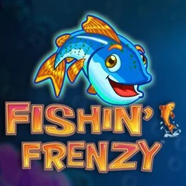 Fishin Frenzy slot logo by Blueprint Gaming at PiperSpin Casino