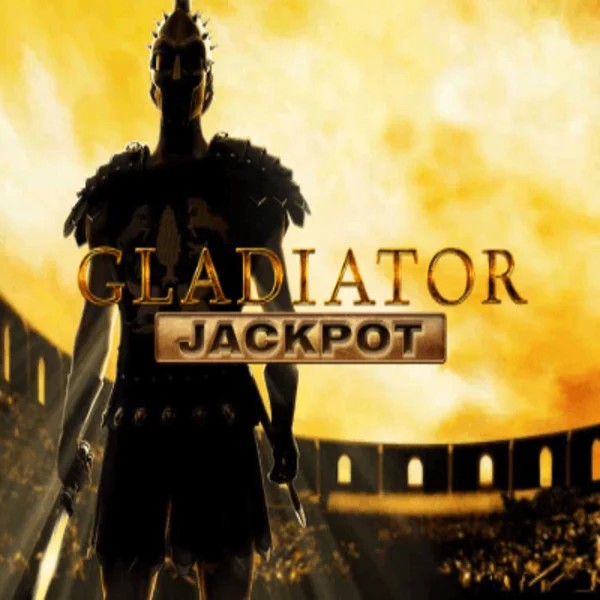 Gladiator Jackpot online game logo by Playtech on piperspins.eu