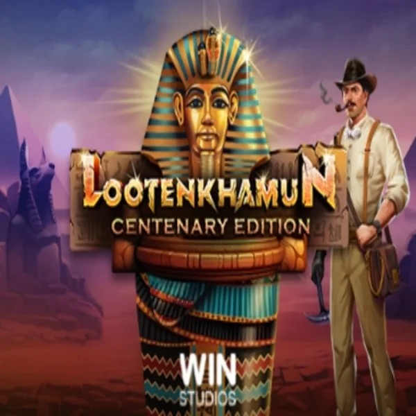 Official Slots logo: Loot'en Khamun the Dead Sea Scrolls by Win Studios at PiperSpin Casino