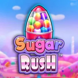 Sugar Rush online game logo by Pragmatic Play on piperspins.eu