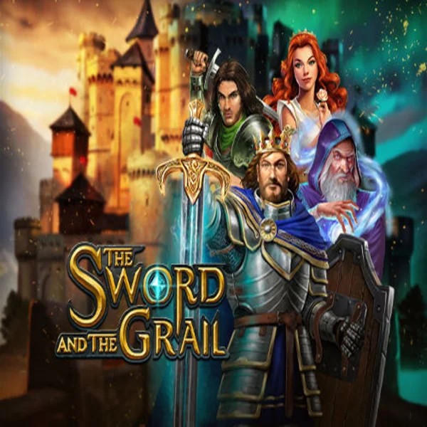 The Sword and the Grail logo by Play'n GO at PiperSpin Casino